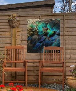 MuchoWow Outdoor-Poster 50x50 Federn - Pfau -Gartenaccessoires Verkäufe 2022 d98e81af49d84d1a913f3056cee529cf