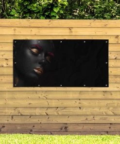 MuchoWow Outdoor-Poster 200x100 Frau - Schwarz -Gartenaccessoires Verkäufe 2022 db4205f8b9254906a917a6d76f3fddb7