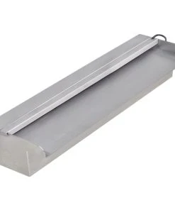 VidaXL Pool-Wasserfall Fontäne mit LEDs - vidaXL Pool-Wasserfall Fontäne mit LEDs Rechteckig Edelstahl 45 cm