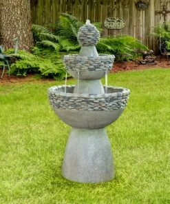 Teamson home 3-stufiger Wasserbrunnen FI0030AA-EU -Gartenaccessoires Verkäufe 2022 ddab0d08756840fe8914ce749794e3f2