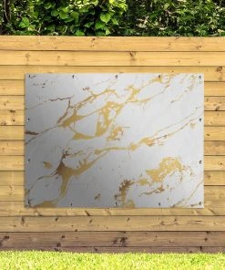 MuchoWow Outdoor-Poster 160x120 Marmor - Weiß -Gartenaccessoires Verkäufe 2022 df1e64ac06f744968f78ce59a16fdd61