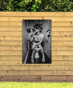 MuchoWow Outdoor-Poster 80x120 Frau - Getränk -Gartenaccessoires Verkäufe 2022 df7fcf6e111a4ab5af95aec83ef5f23d