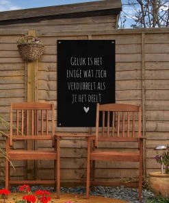 MuchoWow Outdoor-Poster 40x60 Glück ist das -Gartenaccessoires Verkäufe 2022 e11f506bc2f54738b983abae31ea9236