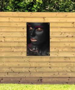 MuchoWow Outdoor-Poster 60x90 Frau - Make-up - -Gartenaccessoires Verkäufe 2022 e239fa4f01104dfface517cd8bd68ddc