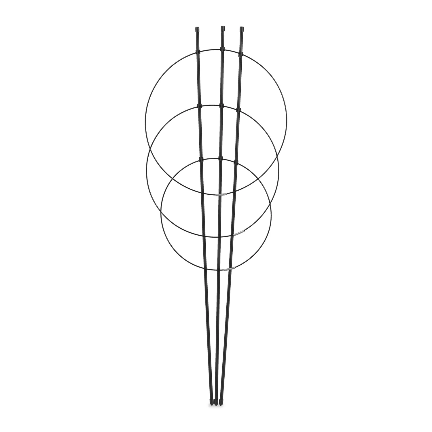 Relaxdays Schwarze Rankhilfe im 6er Set 76 cm 8 Relaxdays Schwarze Rankhilfe im 6er Set 76 cm – Bild 6