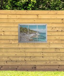 MuchoWow Outdoor-Poster 90x60 Aussicht - Meer -Gartenaccessoires Verkäufe 2022 e548ea3e11964ebc839322e0345fe524