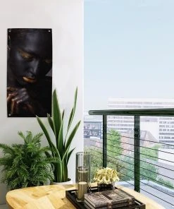 MuchoWow Outdoor-Poster 30x60 Frau - Schwarz - -Gartenaccessoires Verkäufe 2022 e5579bcbd5024cdeabd5acaa9f24717e