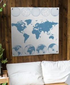 MuchoWow Outdoor-Poster 100x100 Weltkarte - -Gartenaccessoires Verkäufe 2022 e6234108f6554928b850f3c2fd5d6998