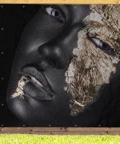 MuchoWow Outdoor-Poster 200x200 Frau - Gold - -Gartenaccessoires Verkäufe 2022 e9c8faddaa6a4266952bf2d9262ef973