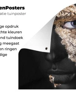 MuchoWow Outdoor-Poster 100x100 Frau - Schwarz -Gartenaccessoires Verkäufe 2022 ea62f6a50a454a649faf5cc38d88861f.cropped 45 19 1455 962.processed