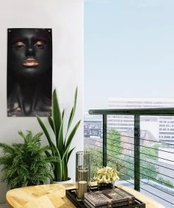 MuchoWow Outdoor-Poster 30x60 Frau - Rosa - -Gartenaccessoires Verkäufe 2022 edcf98bc5621443f932c1c3e1b7fb115