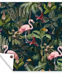 MuchoWow Outdoor-Poster 100x100 Dschungeltiere