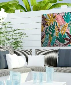 MuchoWow Outdoor-Poster 50x50 Blätter - -Gartenaccessoires Verkäufe 2022 f0dbb2310533470e9451acad7d8a7439