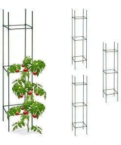 Relaxdays Rankhilfe 4er Set 150 cm