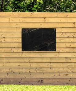 MuchoWow Outdoor-Poster 90x60 Marmor - Schwarz -Gartenaccessoires Verkäufe 2022 f286ccd1585d47dda10d695fac973cd4