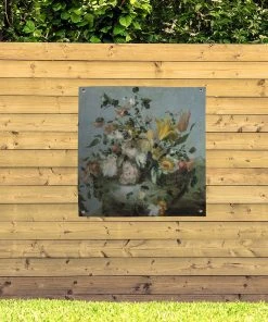 MuchoWow Outdoor-Poster 100x100 Blumen - Alte -Gartenaccessoires Verkäufe 2022 f39a8378af5c44a599093ab3ee4c403f