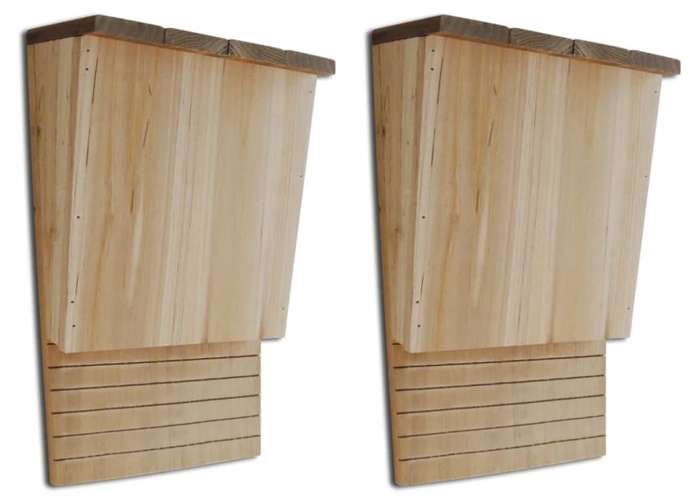 VidaXL Nistkästen - Fledermaushaus 22 x 12 x 34 cm 2er-Set 3 VidaXL Nistkästen - Fledermaushaus 22 x 12 x 34 cm 2er-Set