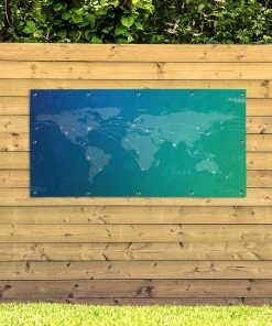 MuchoWow Outdoor-Poster 160x80 Weltkarte - -Gartenaccessoires Verkäufe 2022 f53bad47cc354f7da432085bfec34d8f