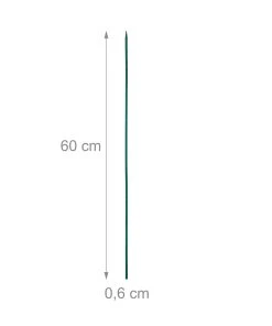 Relaxdays Grüner Pflanzenstab 60 cm im 50er Set -Gartenaccessoires Verkäufe 2022 f67b562462eb4c30aae9970ba10031c0