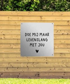 MuchoWow Outdoor-Poster 100x100 Sprüche - Mach -Gartenaccessoires Verkäufe 2022 f76eb433172d454aab2b70d07e8892cc