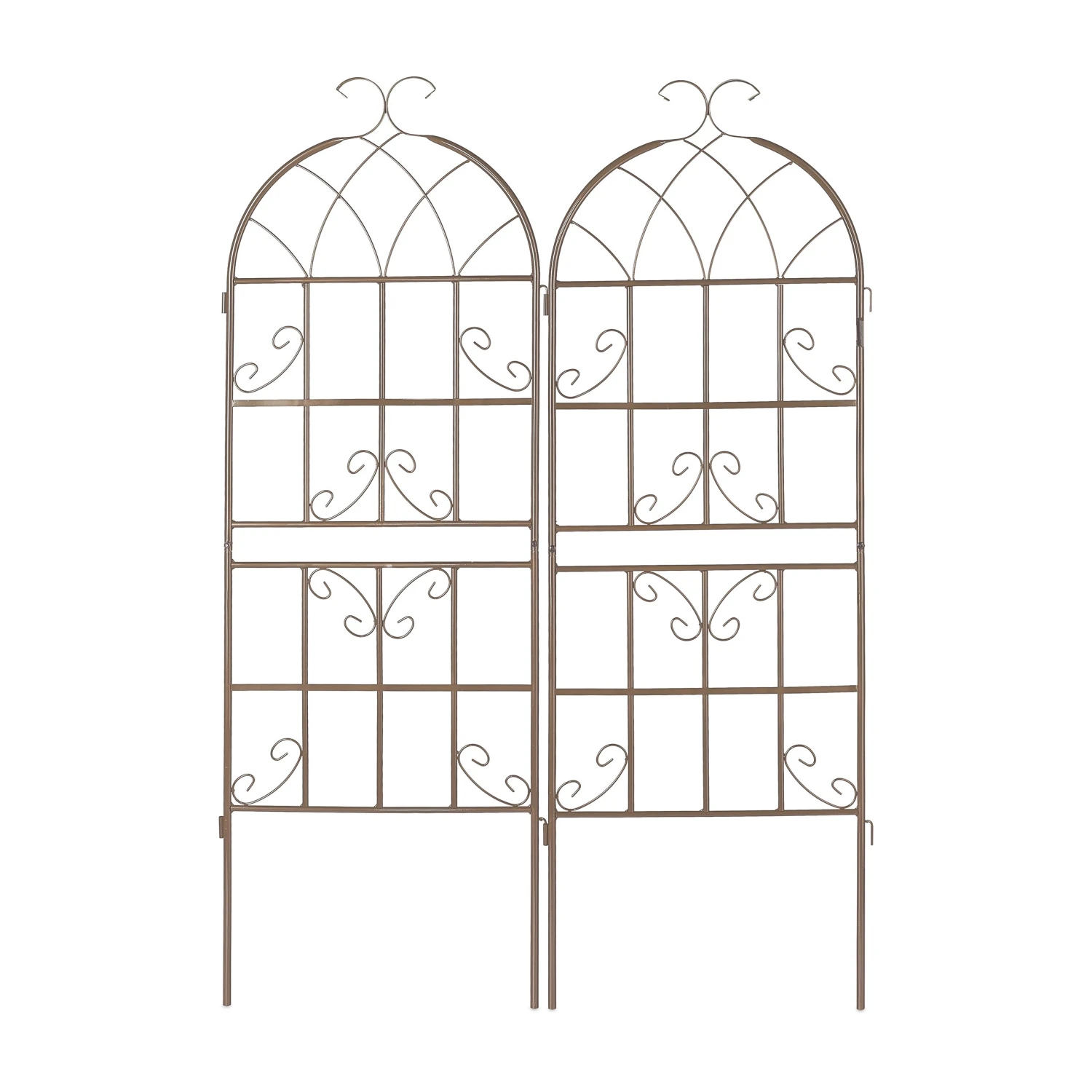 Relaxdays Rankgitter 2er Set 150 cm 3 Relaxdays Rankgitter 2er Set 150 cm