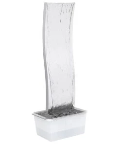 VidaXL Gartenbrunnen - vidaXL Gartenbrunnen mit Pumpe Edelstahl 130 cm Geschwungen -Gartenaccessoires Verkäufe 2022 f8a29e30c84e4e378be6e7c378b069c5