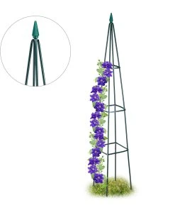 Relaxdays Rankhilfe Pyramide groß