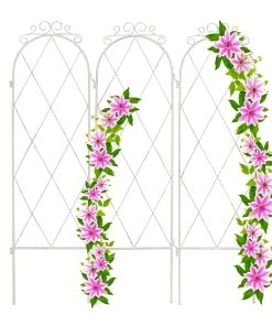 Relaxdays Rankgitter Metall 3er Set