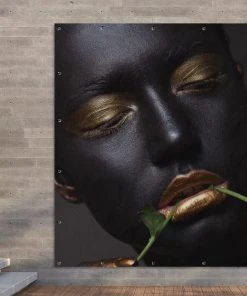 MuchoWow Outdoor-Poster 200x200 Frau - Kupfer -Gartenaccessoires Verkäufe 2022 fb7f945619d44501a9d72c7fc4994c77