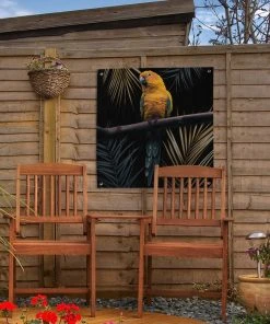 MuchoWow Outdoor-Poster 50x50 Vogel - Papagei -Gartenaccessoires Verkäufe 2022 fbb0cea74b174f058c251326a4d8b166