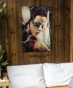 MuchoWow Outdoor-Poster 60x90 Frau - Gold - -Gartenaccessoires Verkäufe 2022 fcb7fab623004672bb9d347c376d12dc