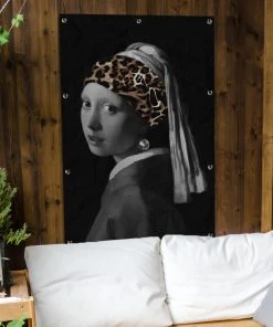 MuchoWow Outdoor-Poster 80x120 Das Mädchen mit -Gartenaccessoires Verkäufe 2022 fe2d8039dae442f0900857ada2e2e7dd