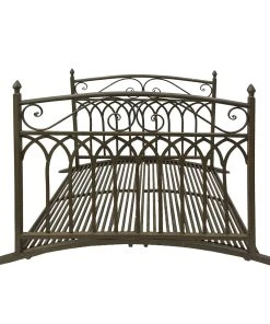 Garden Pleasure Gartenbrücke Yasur - Stahl - Rostbraun