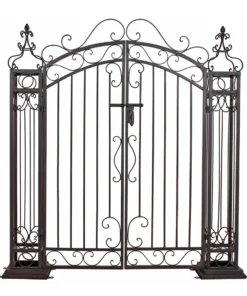 Garden Pleasure Gartenpforte Gingst - Metall - Rostbraun