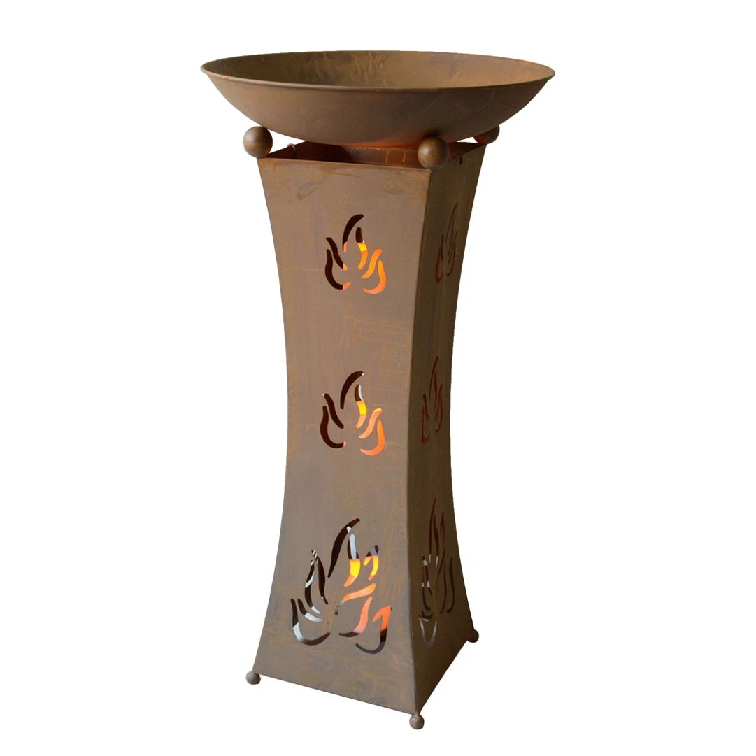 Garden Pleasure Pflanzschale Pillar III - Stahl - Rostbraun 3 Garden Pleasure Pflanzschale Pillar III - Stahl - Rostbraun