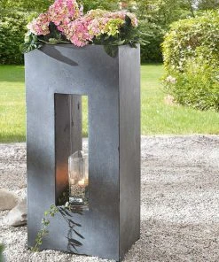 PureDay Pflanztopf High Divider - Tonfaser - Grau -Gartenaccessoires Verkäufe 2022 pflanztopf high divider tonfaser grau 259243