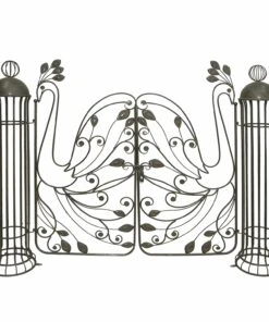 Garden Pleasure Rosenbogen Pacaya - Stahl - Rostbraun