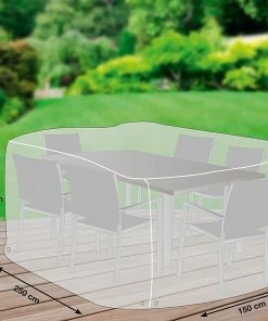 Mehr Garten Schutzhülle Premium (250 x 150 cm) - für rechteckige Sitzgruppe - Polyester -Gartenaccessoires Verkäufe 2022 schutzhuelle premium fuer rechteckige sitzgruppe 250 x 150 cm polyester 347776