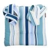 Twentyfour In- & Outdoor Stuhlkissen Sina - Blau/Streifen - ohne Bänder 47x43x4 cm -Gartenaccessoires Verkäufe 2022 stuhlkissen sina in zwei verschiedenen formen 1206499